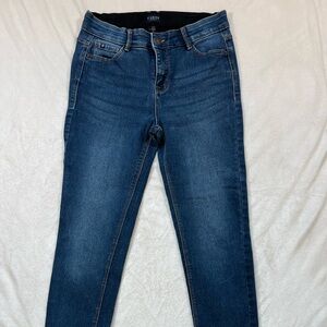 Curvy Women's Dark Blue Skinny Jeans size4/27